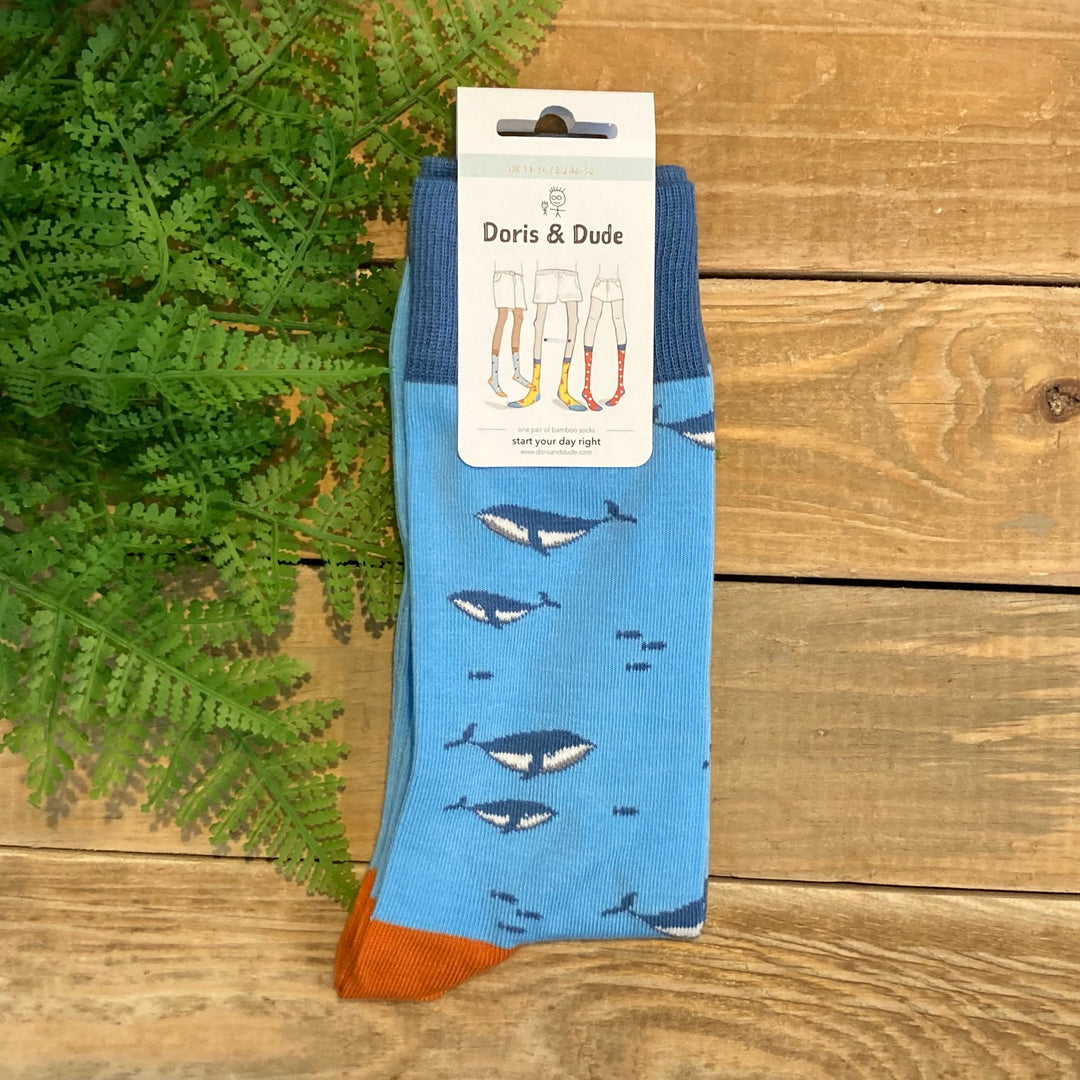 Bamboo Whale Socks