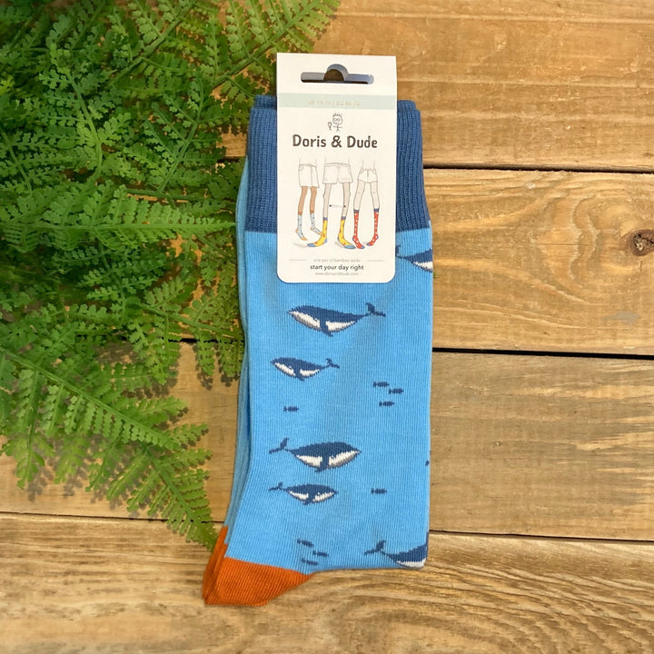 Bamboo Whale Socks