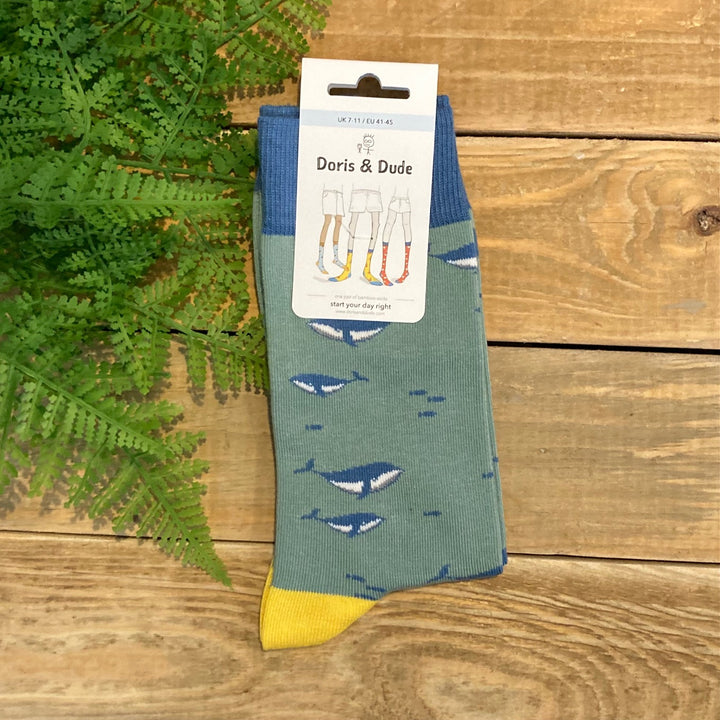 Bamboo Whale Socks