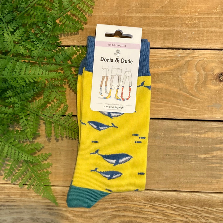Bamboo Whale Socks