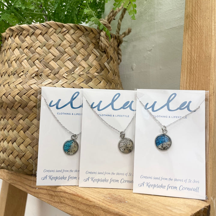 Cornish Shoreline Circle Pendant