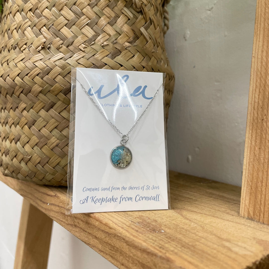 Cornish Shoreline Circle Pendant
