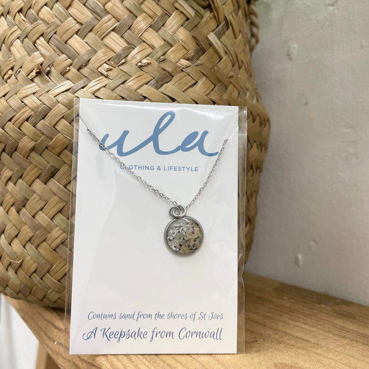 Cornish Shoreline Circle Pendant