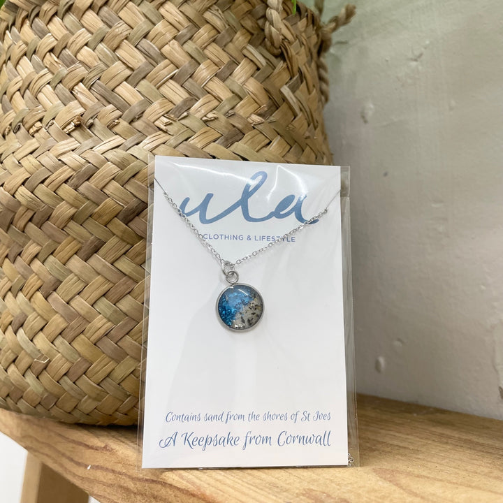 Cornish Shoreline Circle Pendant