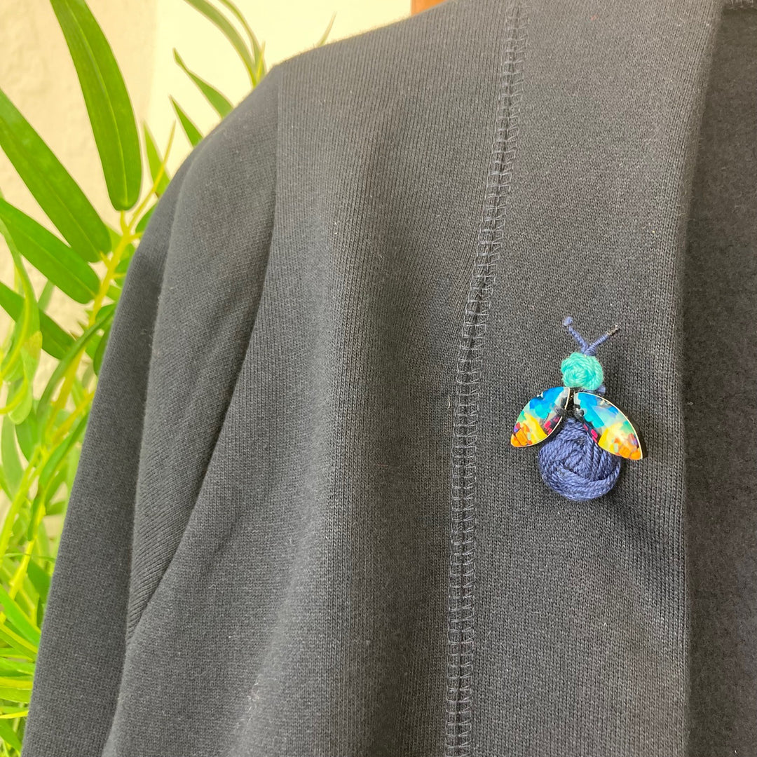 Resin Bug Brooch