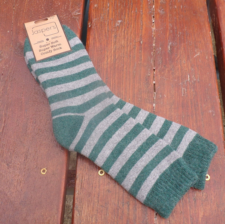 Two Coloured Stripe Soft Socks