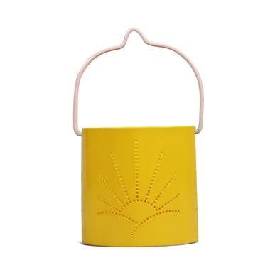Garden Lantern with Sunset Pattern