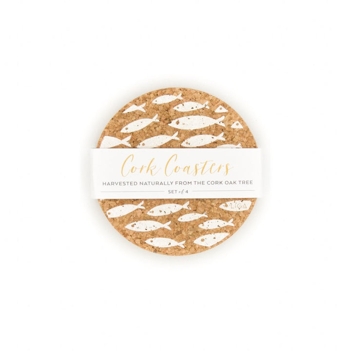 Cork Mat Sets by Liga - Coaster Sets S/4
