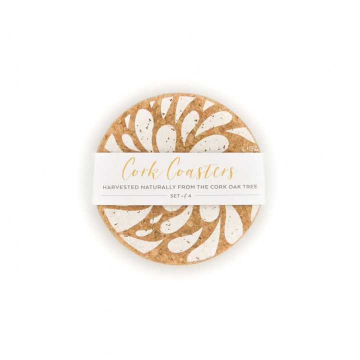 Cork Mat Sets by Liga - Coaster Sets S/4