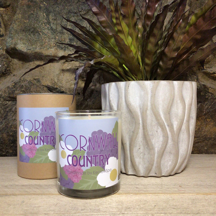 Large Country Candle by Kernow Spa