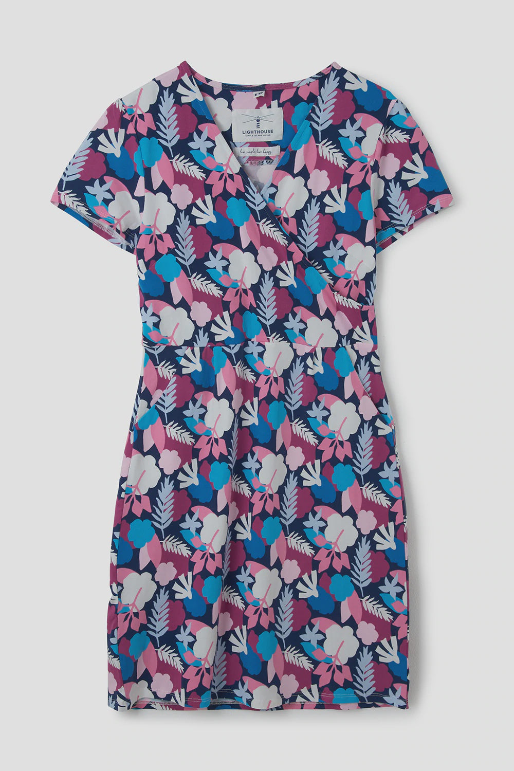 Lena Dress - Abstract Leaf