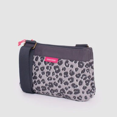 Leopard Spot Double Compartment Crossbody
