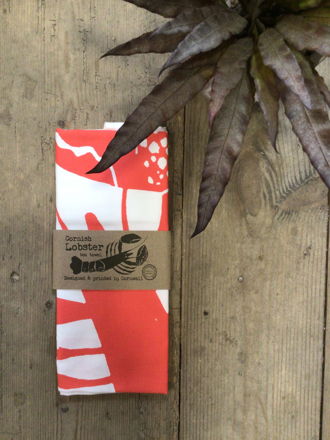 Tea Towel - Cornish Lobster