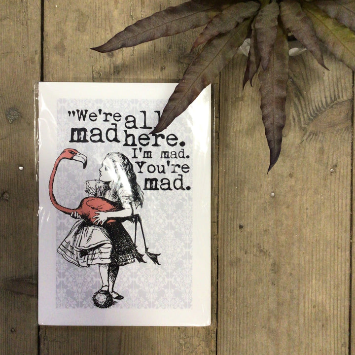 Alice Print - Mad Here