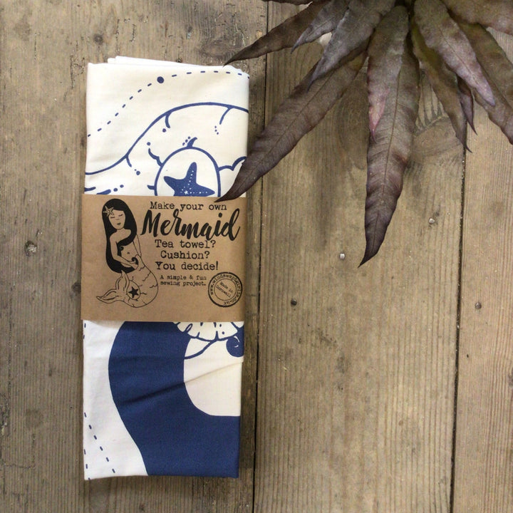 Make your own Mermaid Tea Towel