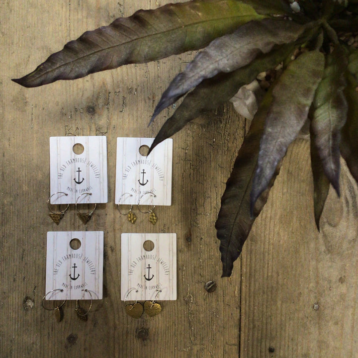 Small Brass Earrings