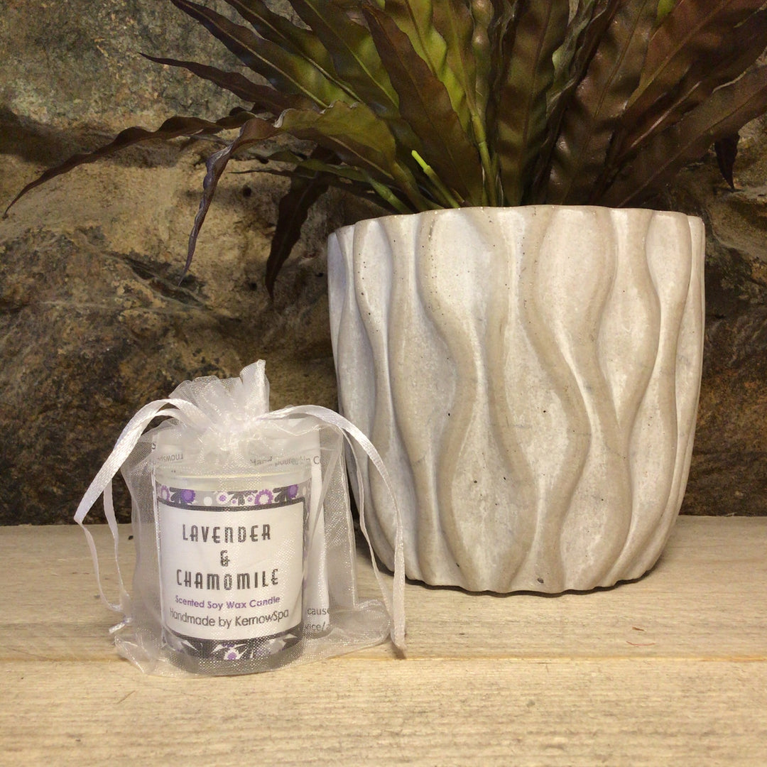 Miniature Candle in Organza Bag