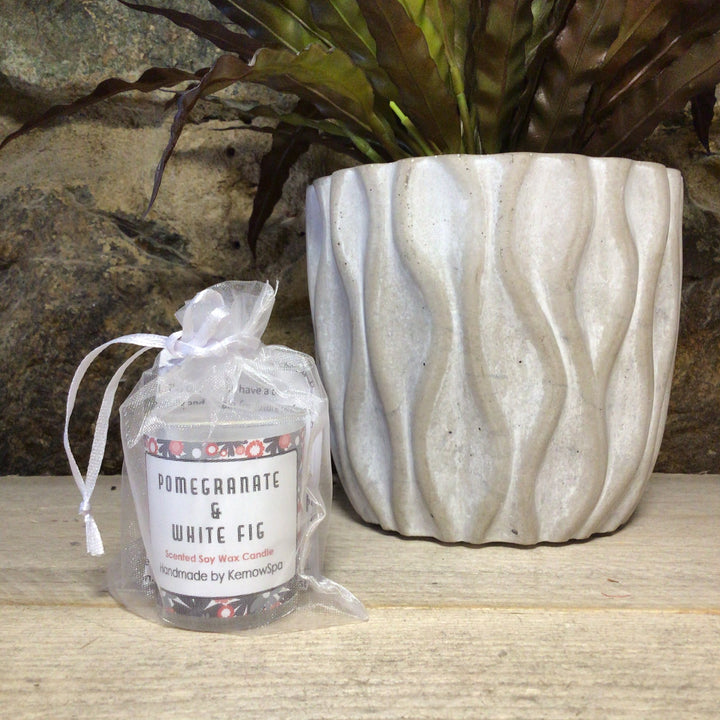 Miniature Candle in Organza Bag