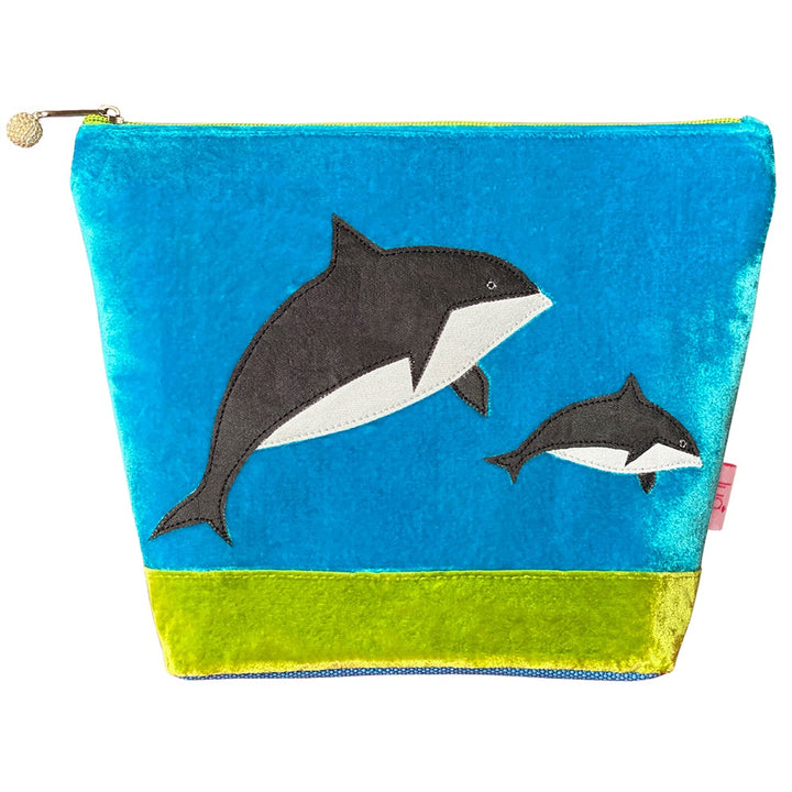 Large Orcas Cosmetic Purse
