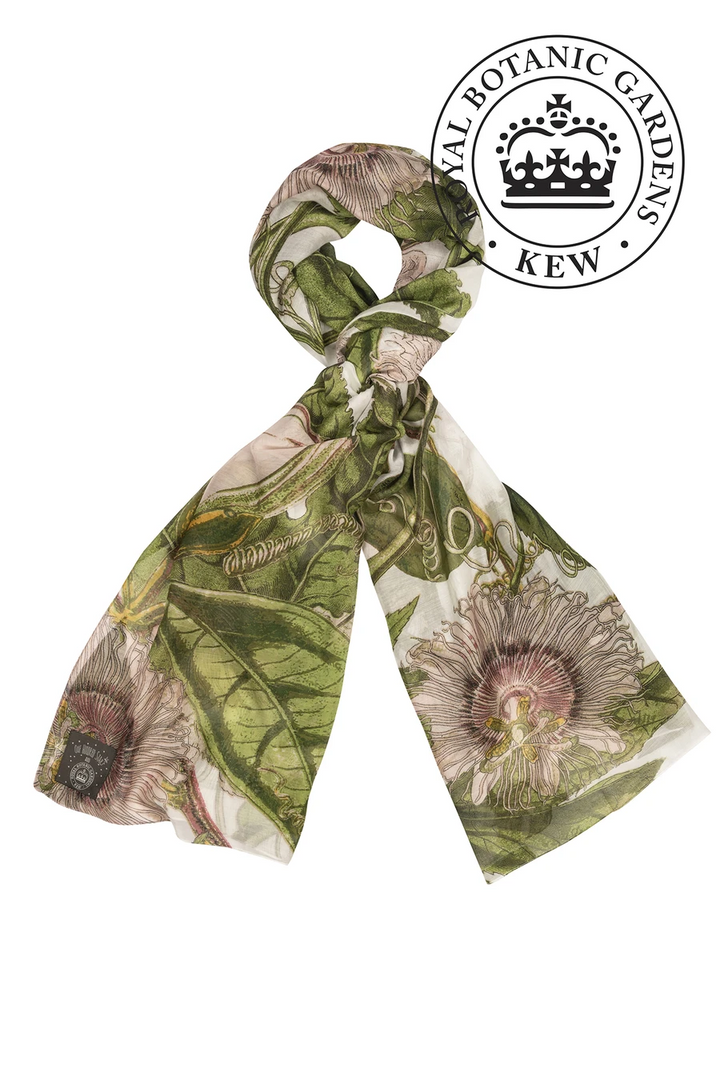 Kew Gardens Passion Flower Scarf
