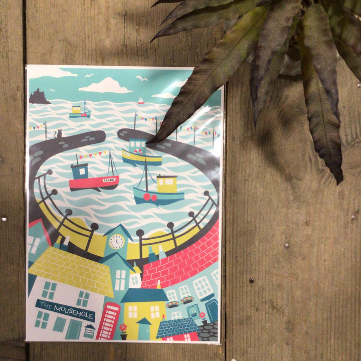 Mousehole Harbour Print