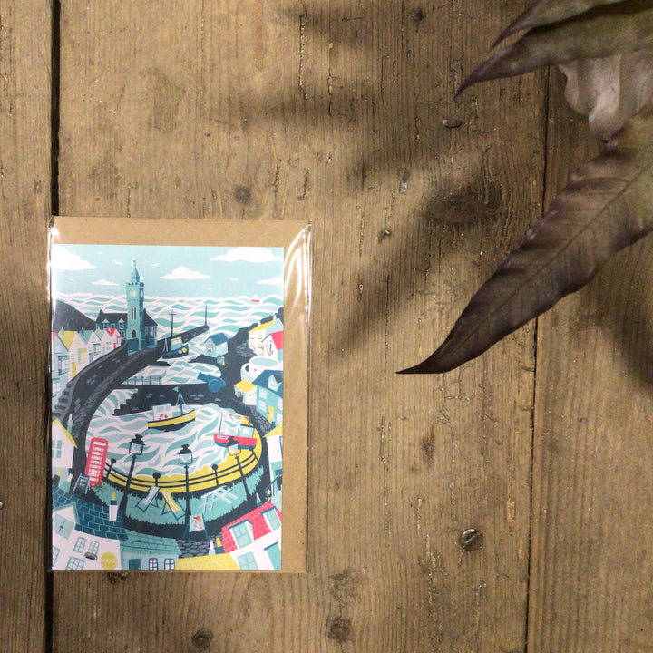 Porthleven Greetings Card