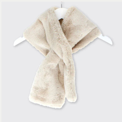 Faux Fur Push-Through Scarf