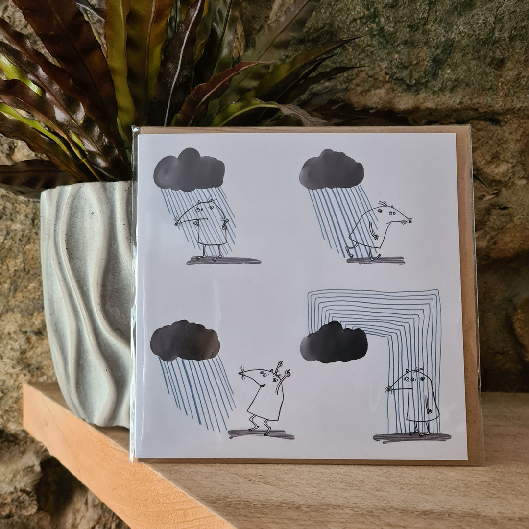Raincloud Card