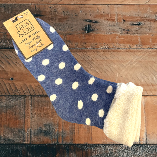 Polka Dot Wool Socks - Jess and Lou