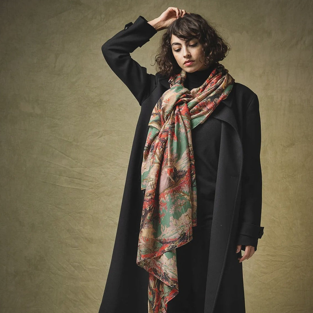 Country Toile Scarf