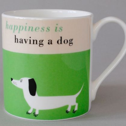 Happiness Sausage Dog Large Mug