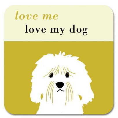 Happiness Cockapoo Coaster
