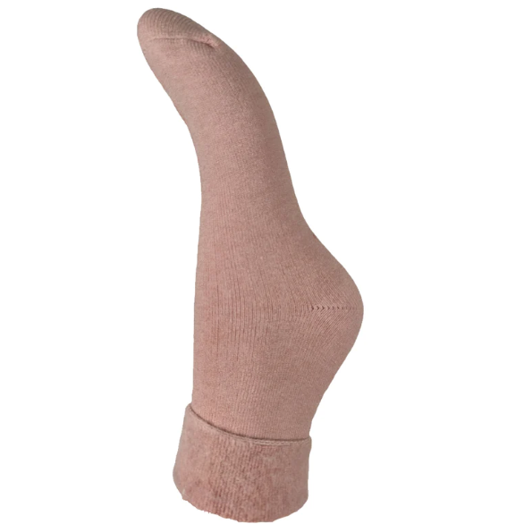 Plain Fitted Cuff Sock