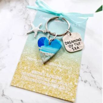 Beach Sand Keyring