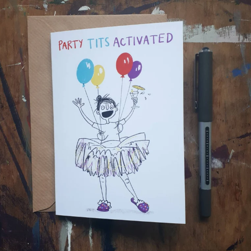 Party Tits Card