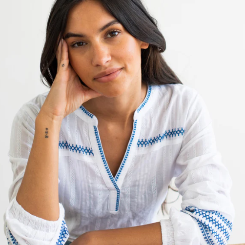 Nattie Embroidered Blouse