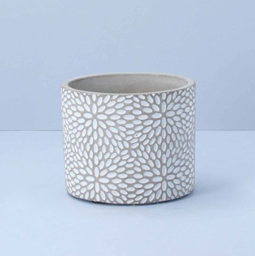 Sunburst Stone Pot