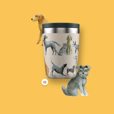 Chilly's 340ml Emma Bridgewater Dogs Coffee Cup
