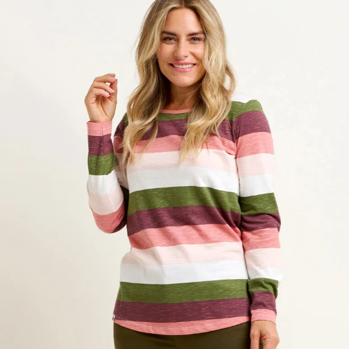 Stripe Long Sleeve Tee