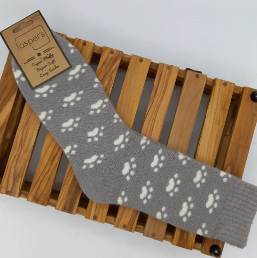 Paw Print Cosy Socks