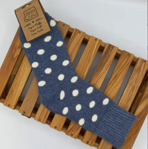 Splendid Spot Ribbed Socks
