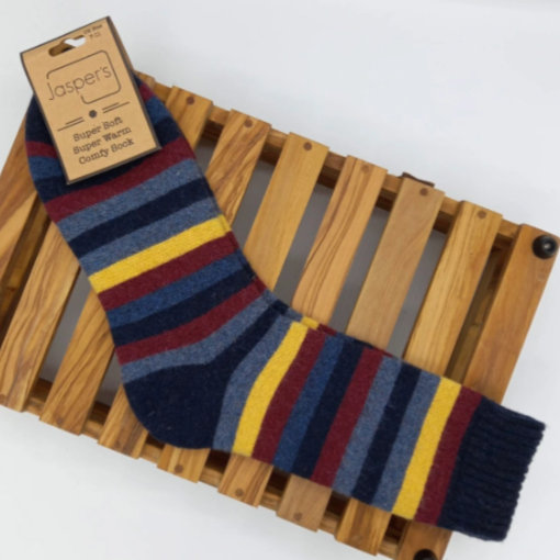 Multi Striped Cosy Socks