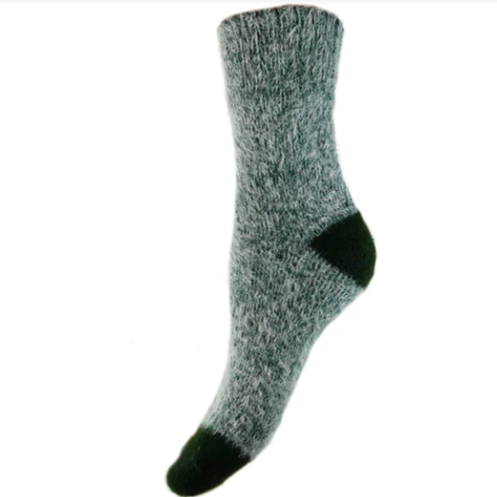Fluffy Wool Blend Socks