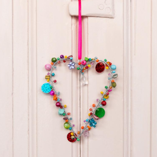 Beaded Heart Decoration
