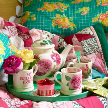 Roses All My Life 4 Mug Teapot