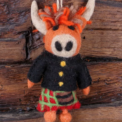 Hamish the Highland Cow Decoration