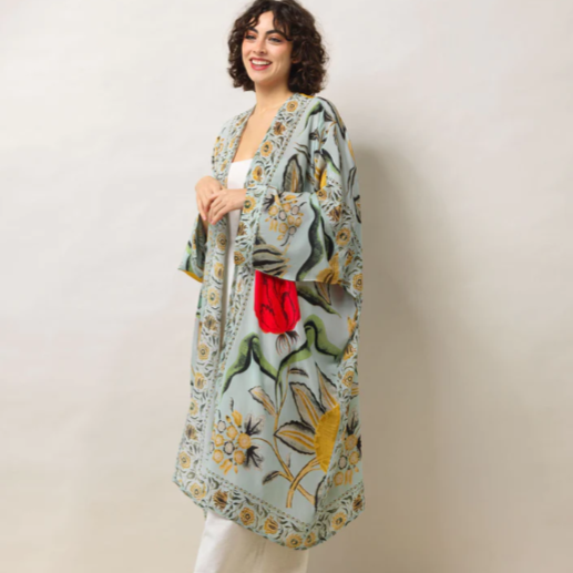 Grande Kimono Joy Aqua