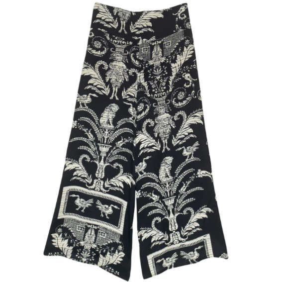 Vintage Damask Palazzo Pants