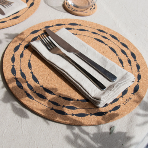 Max Cork Placemat x2