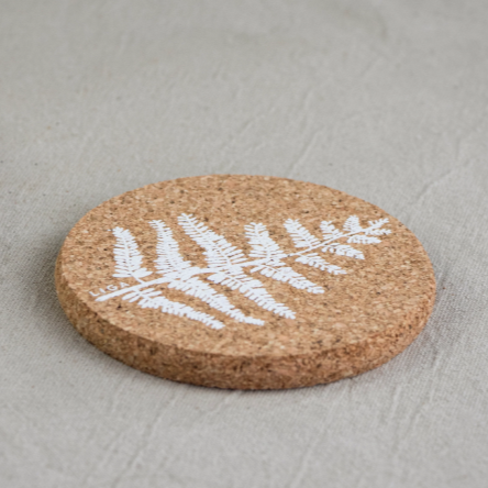 Fern Cork Coaster